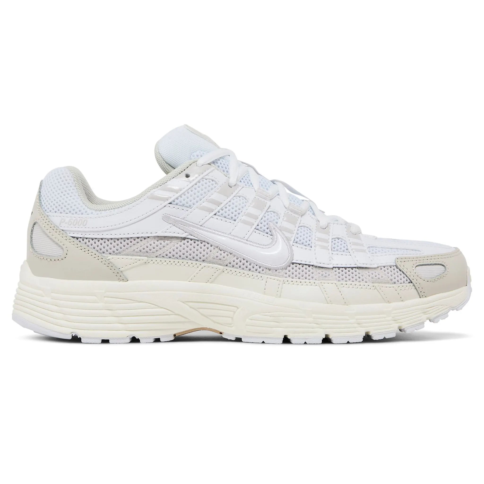 Nike P 6000 White Sail Running Shoes - Men's Lightweight Athletic Sneakers for Jogging, Gym & Casual Wear