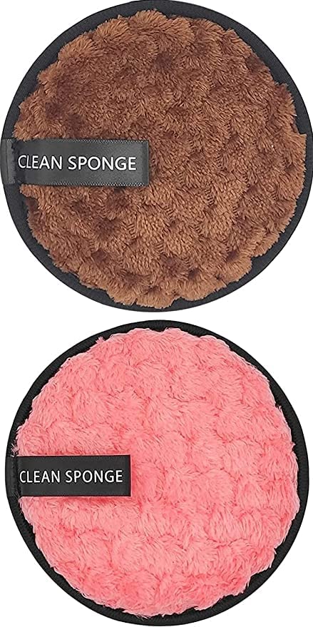Eco-Friendly Reusable Makeup Remover Pads & Cloths - Gentle Microfiber Face Pads for All Skin Types | Washable Makeup Eraser with Free Face Pack Brush | Perfect for Travel, Daily Skincare & Sustainable Beauty Routine