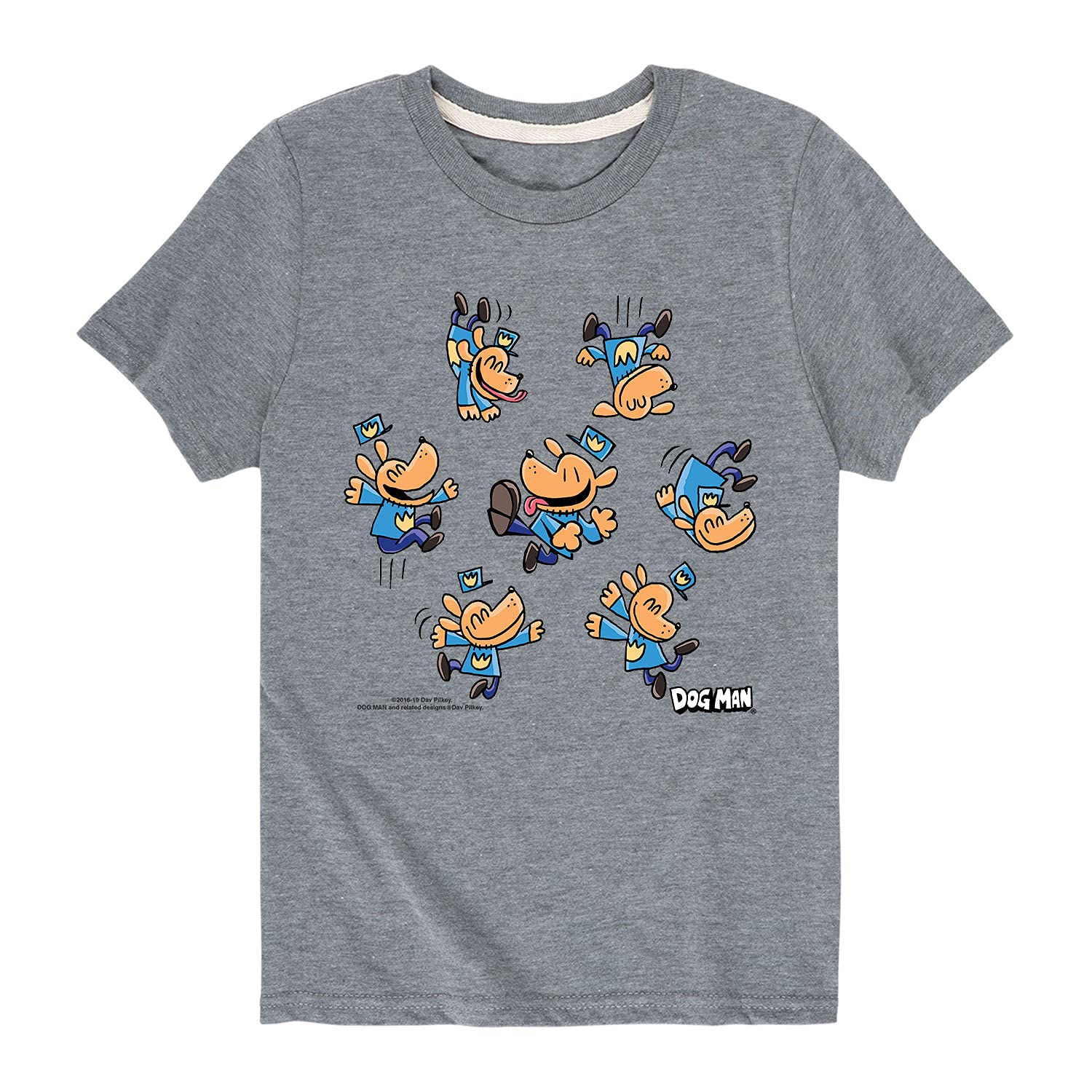 Dog Man Dance Moves Toddler T-Shirt - Cute Cartoon Graphic Tee for Boys & Girls - Perfect for Playdates, Birthday Parties & Everyday Wear