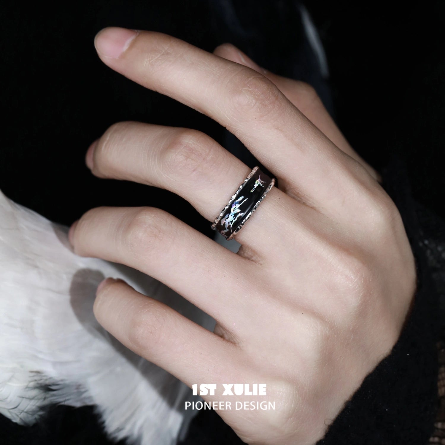 Soaring Cranes S925 Sterling Silver Adjustable Open End Rings for Women - Elegant Stackable Minimalist Jewelry for Everyday Wear, Gift Giving & Special Occasions