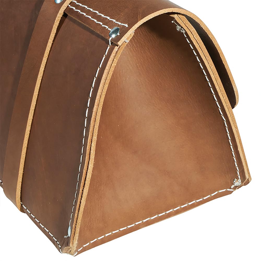 Klein Tools 5108-20 Premium 20-Inch Leather Tool Bag - Durable Electrician Work Bag for Professional Tools & Equipment Storage