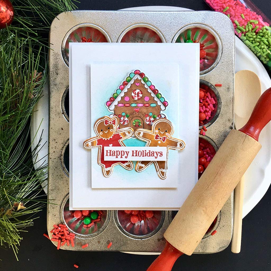 Hero Arts Gingerbread Die - Christmas Cookie Crafting for DIY Cards
