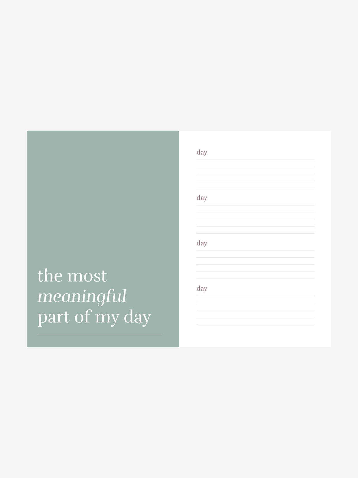 One Sentence a Day: A Mindful Journal for Daily Reflection, Gratitude & Personal Growth | Perfect for Self-Care, Mental Wellness & Mindfulness Practice