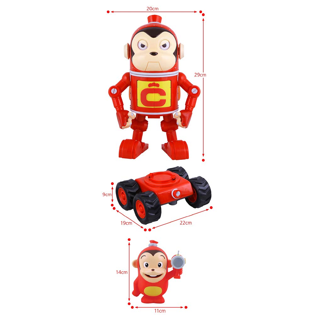 COCO Cocomong Talking Transformation Robocong Action Figure with Cocomong Figures - TV & Movie Collectible Toy for Kids, Gift for Fans, Role Play & Display
