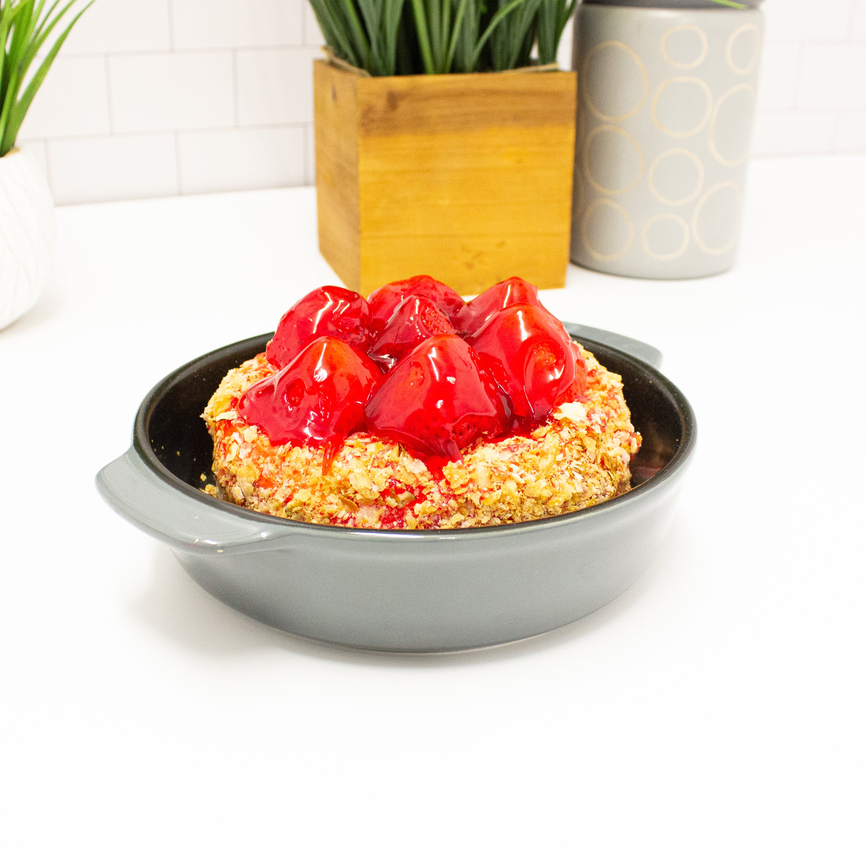 BergHOFF GEM Stoneware 4-Piece Bakeware Set - Family Size Baking Dishes for Casseroles, Pies & Desserts | Oven & Microwave Safe Dinnerware for Family Gatherings & Holiday Meals