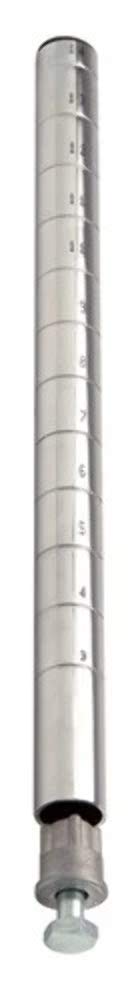 Quantum Stainless Steel NSF Shelving Posts Kit - Heavy Duty Storage Shelves for Garage, Warehouse & Commercial Use