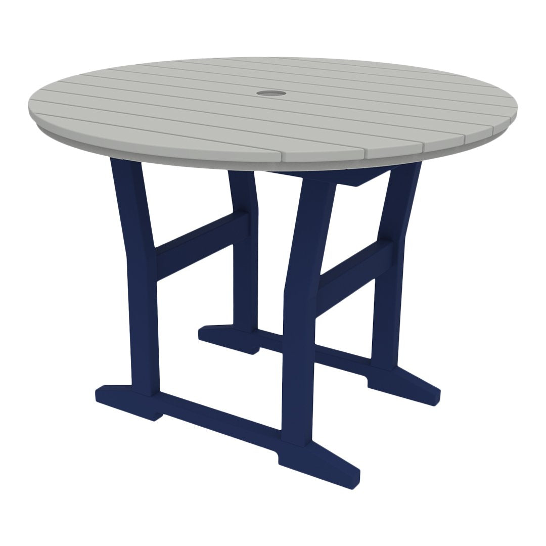 Coastline Cafe Round Dining Table - 36 Inch Modern Kitchen Table for Small Spaces, Breakfast Nook & Apartment - Perfect for Coffee Shops, Restaurants & Home Decor