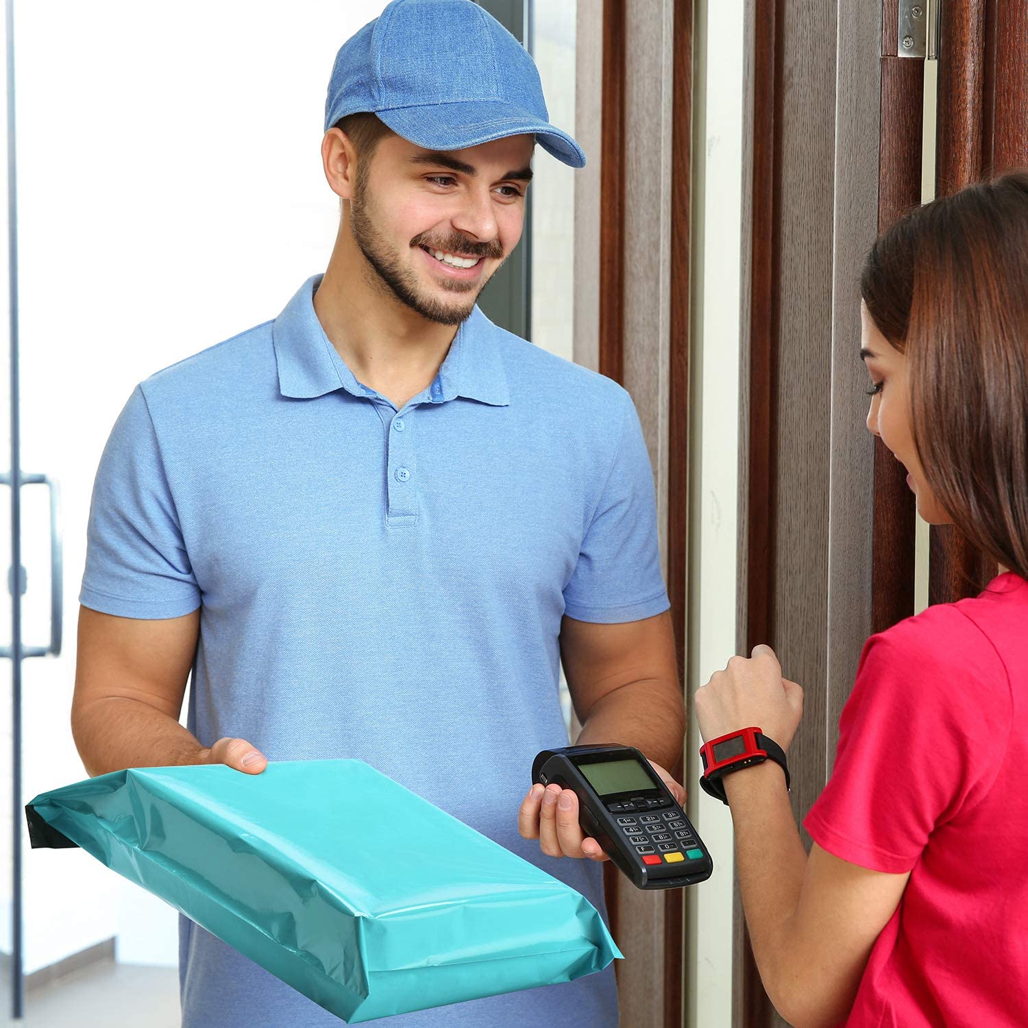 12x15.5 Inch Teal Poly Mailer Envelopes - Waterproof Shipping Bags for Ecommerce, Clothing & Online Stores - Perfect for Mailing Clothes, Jewelry & Small Packages