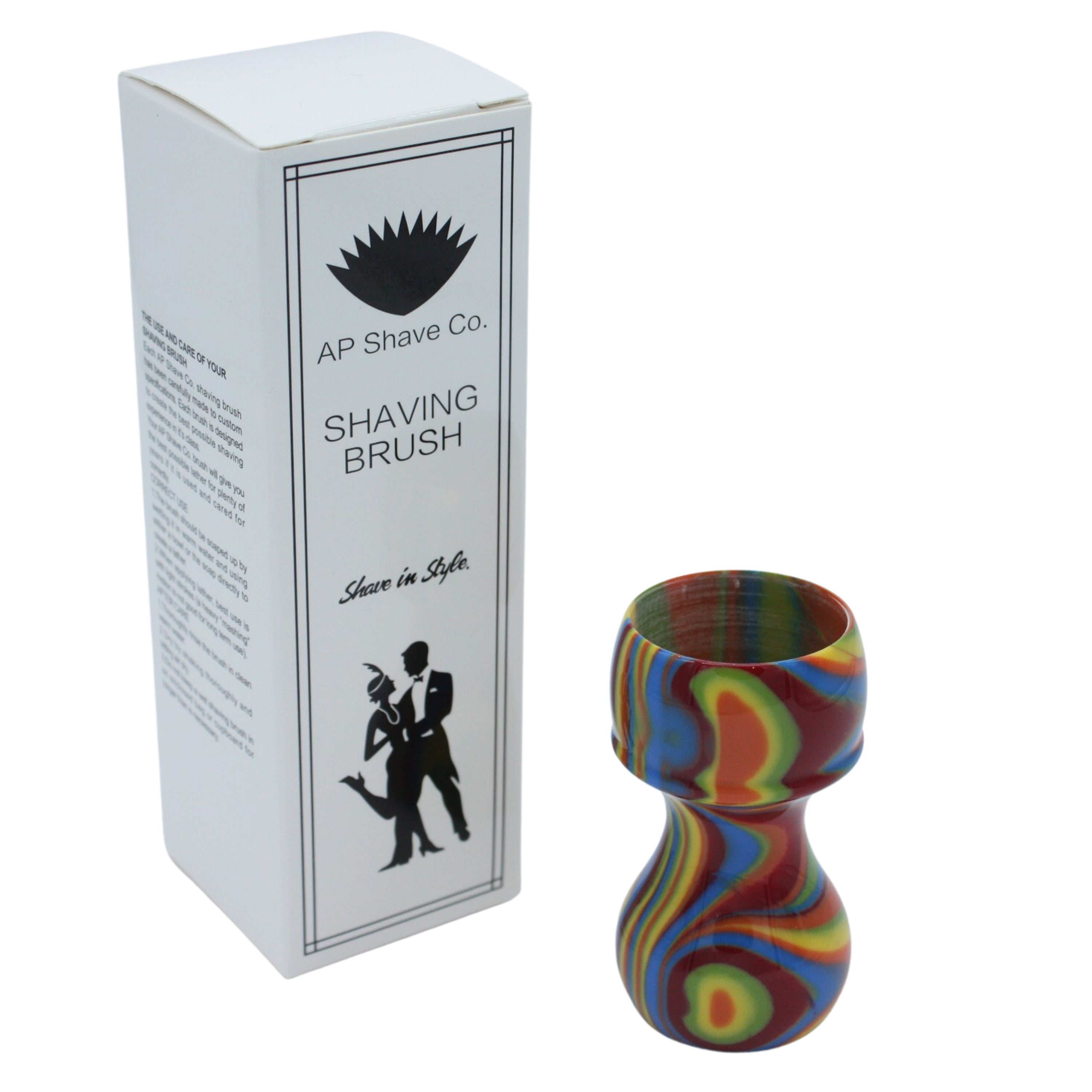Premium Handcrafted Disco Shaving Brush Handle - Fits 28mm & 30mm Knots - Perfect for Wet Shaving & Grooming Gifts