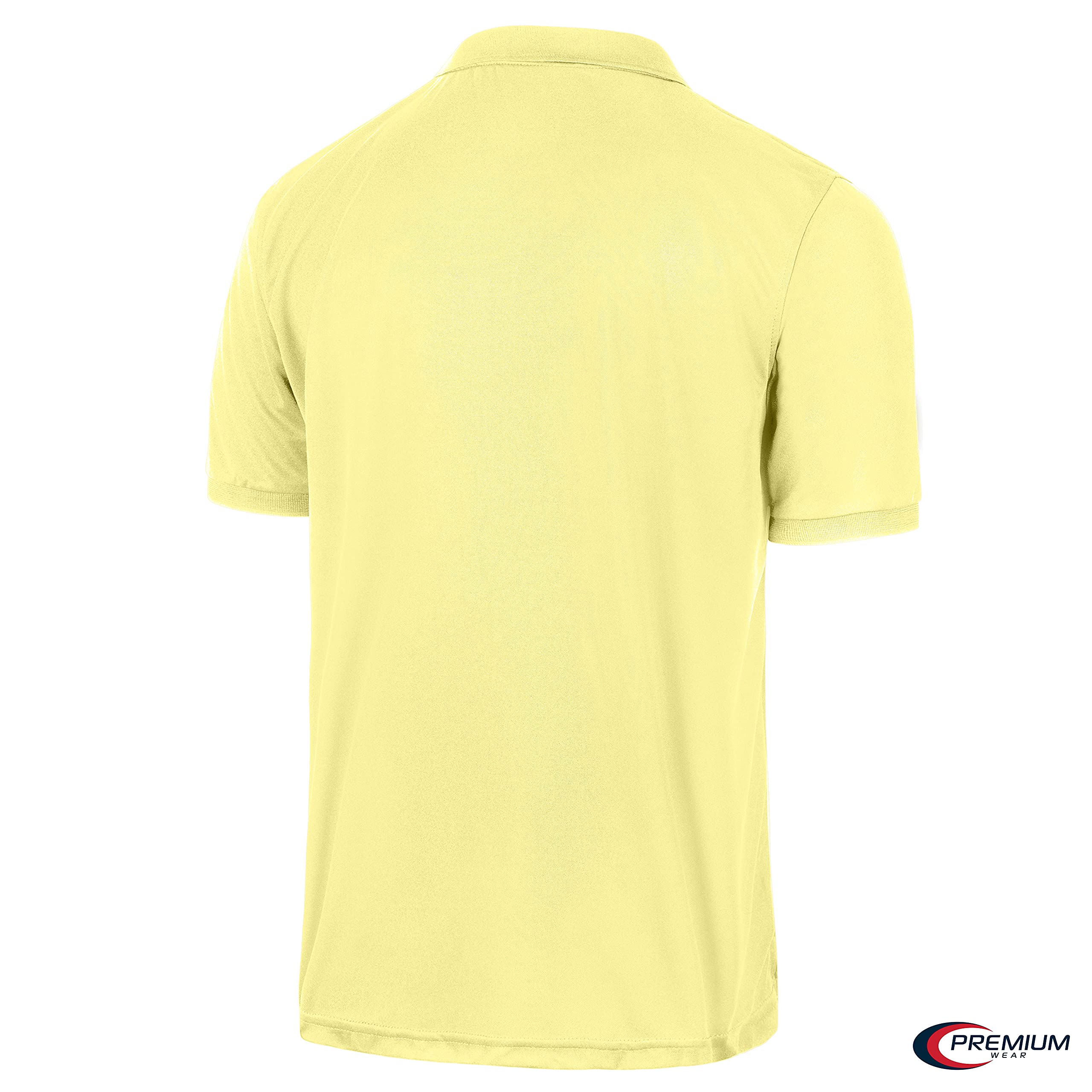 Premium Moisture-Wicking Men's Polo Shirts - Breathable & Quick-Dry Performance Tees for Golf, Work & Casual Wear