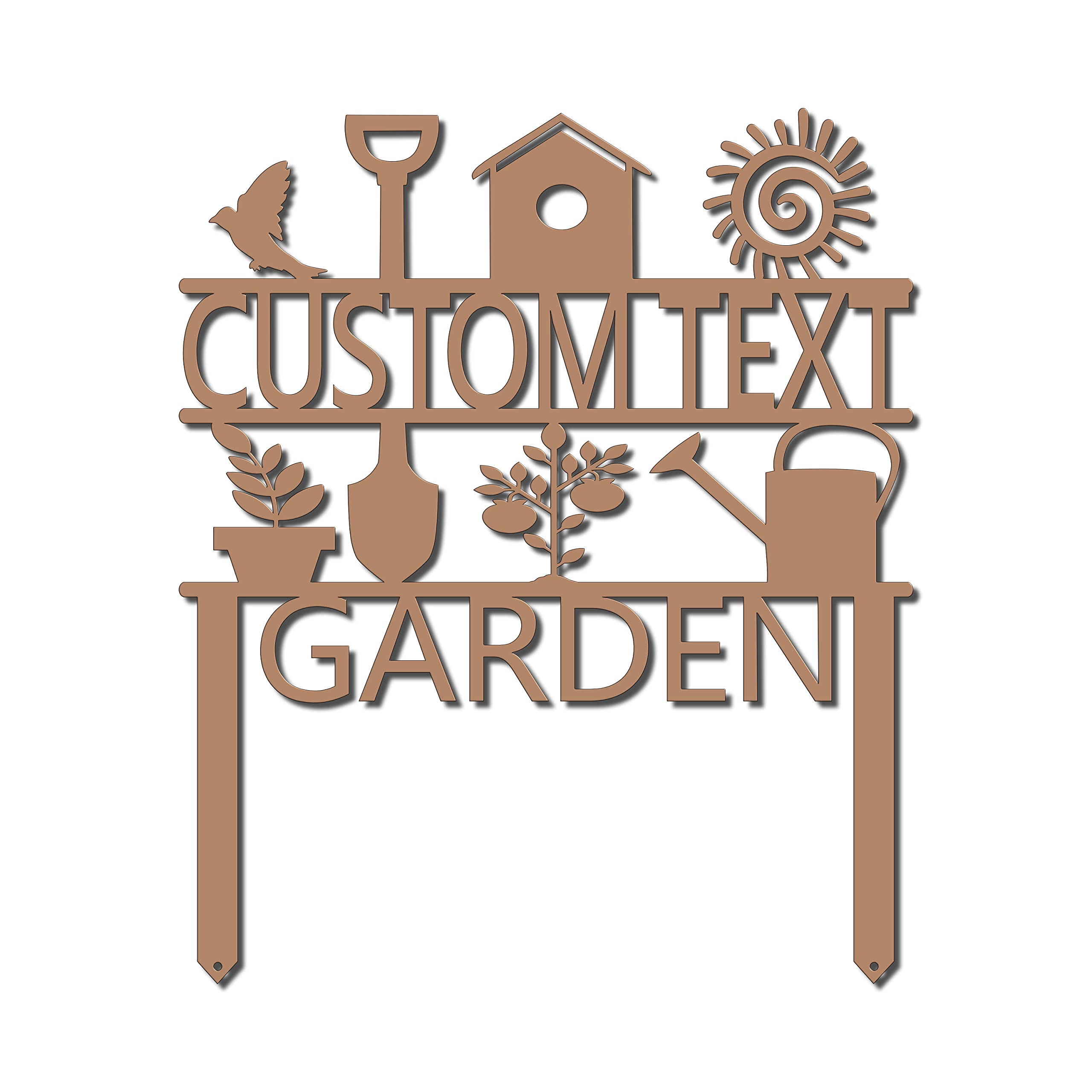 Custom Personalized Garden Sign - 23