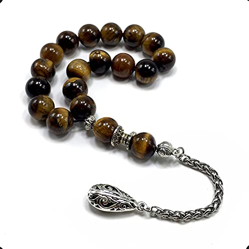Relaxing Beads -12mm-17 Tiger Eye Natural Stone Beads)