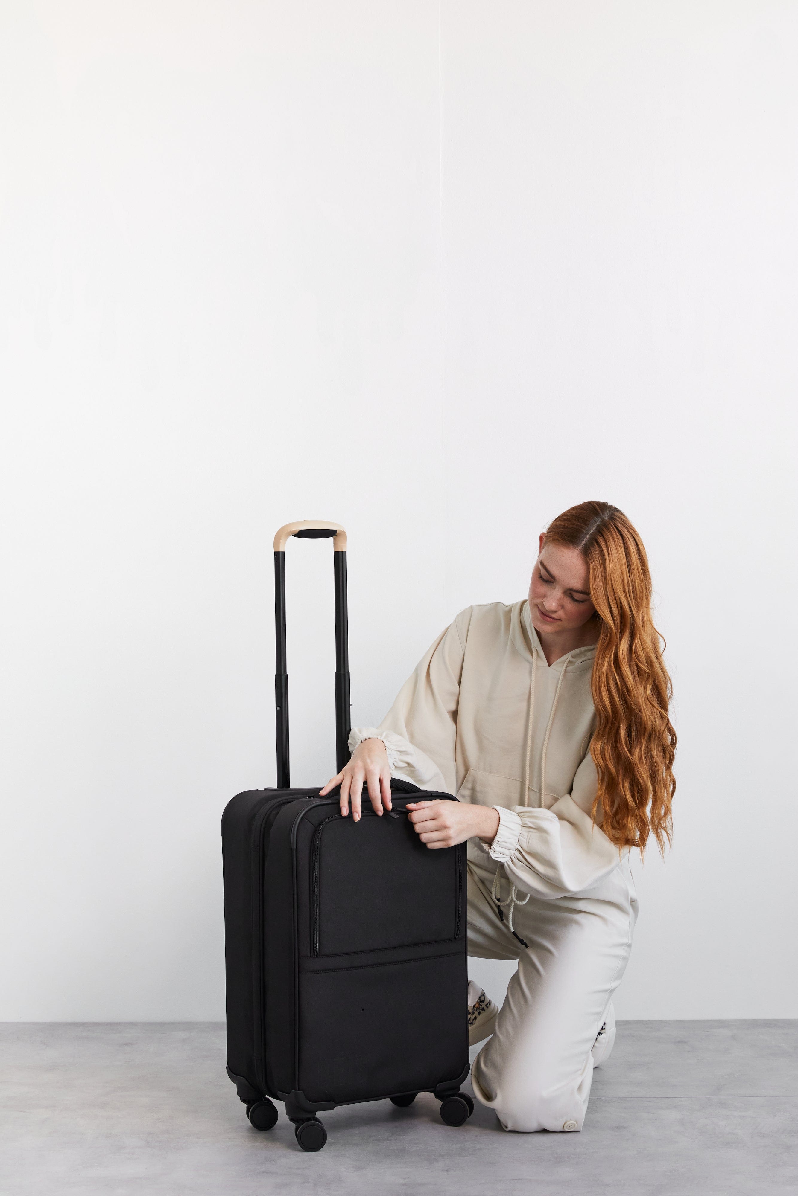 Best Soft-Sided Collapsible Carry-On Luggage with Wheels - Lightweight Black Travel Suitcase for Airplane, Business Trips & Weekend Getaways