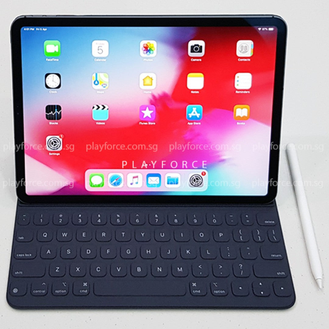 Apple iPad Pro 11-inch 3rd Generation (256GB, Wi-Fi + Cellular, Space Gray) - Powerful Tablet for Work, Study & Entertainment