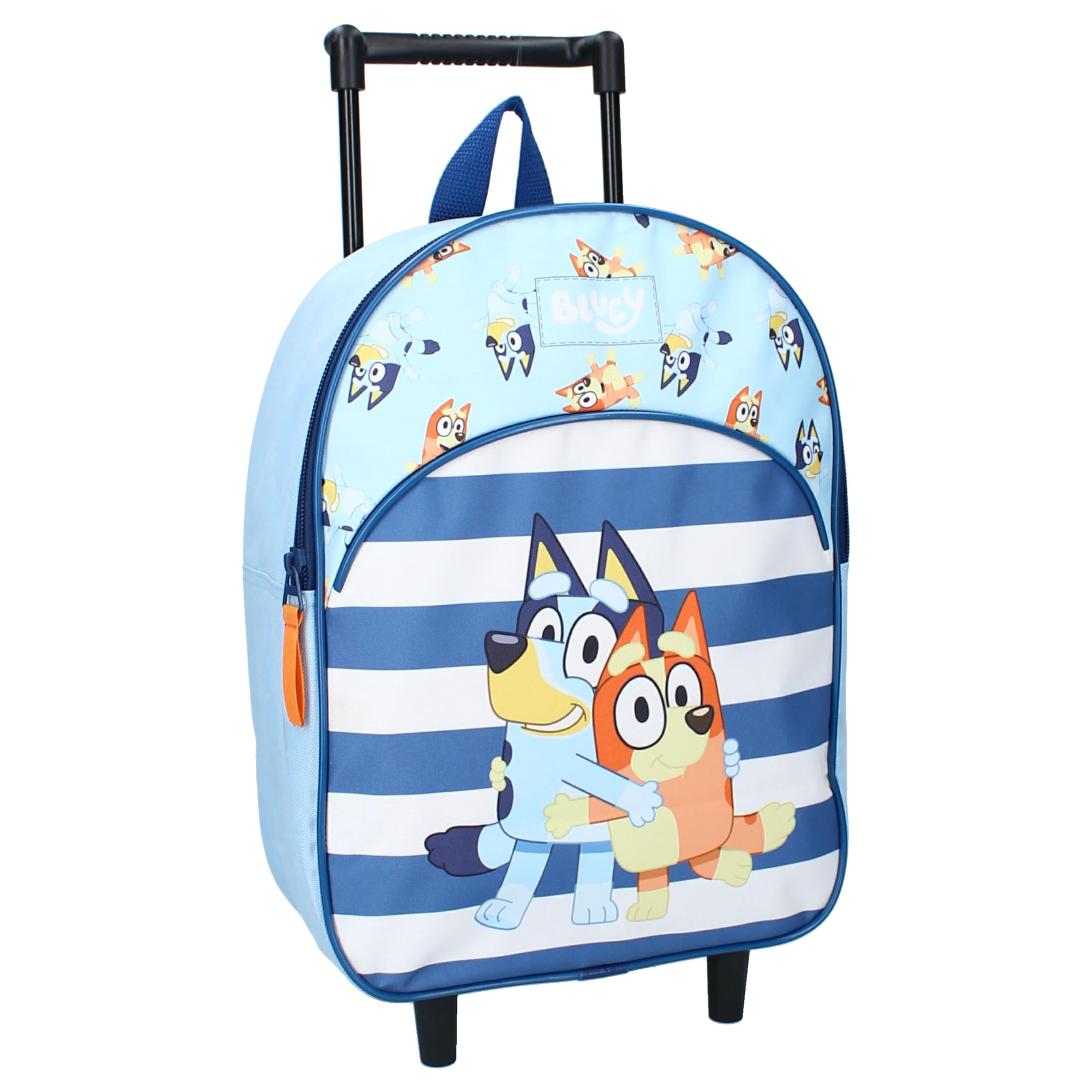 Vadobag Rolling Backpack - Blue, Medium Size, Lightweight & Durable for Travel, School & Commuting | Perfect for Students, Professionals & Outdoor Adventures