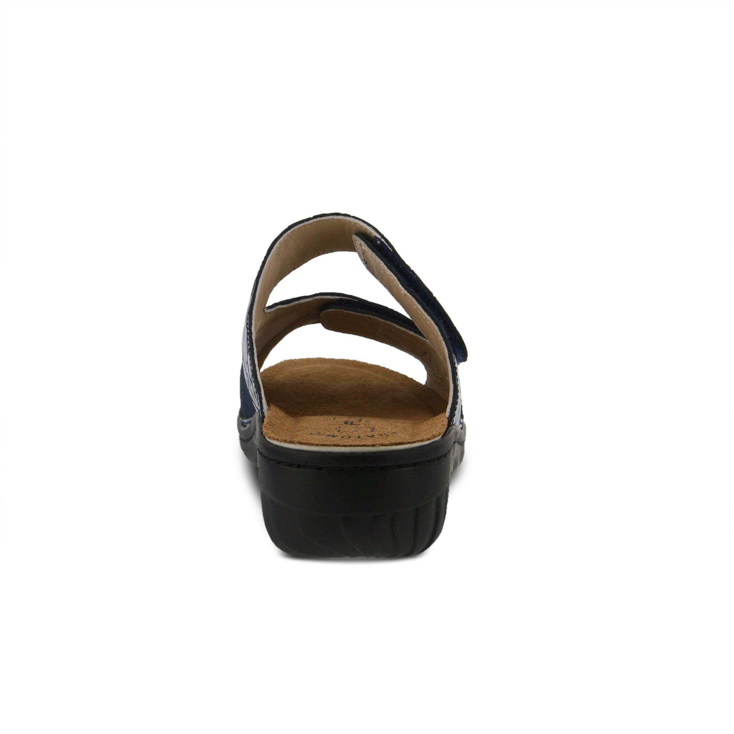 Flexus by Spring Step Women's Almeria Comfort Slide Sandals - Lightweight & Supportive for Summer, Beach, Poolside, and Casual Wear