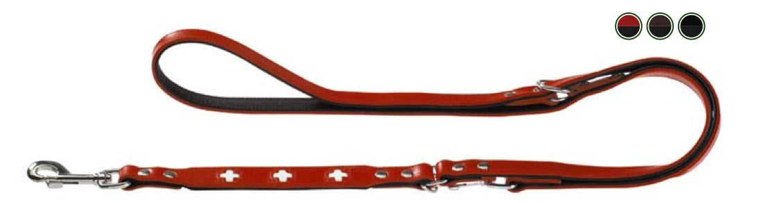 Swiss Cross Dog Collar with Reflective Stitching - Durable Nylon Pet Collar for Small Medium Large Dogs - Perfect for Walking, Training & Outdoor Adventures