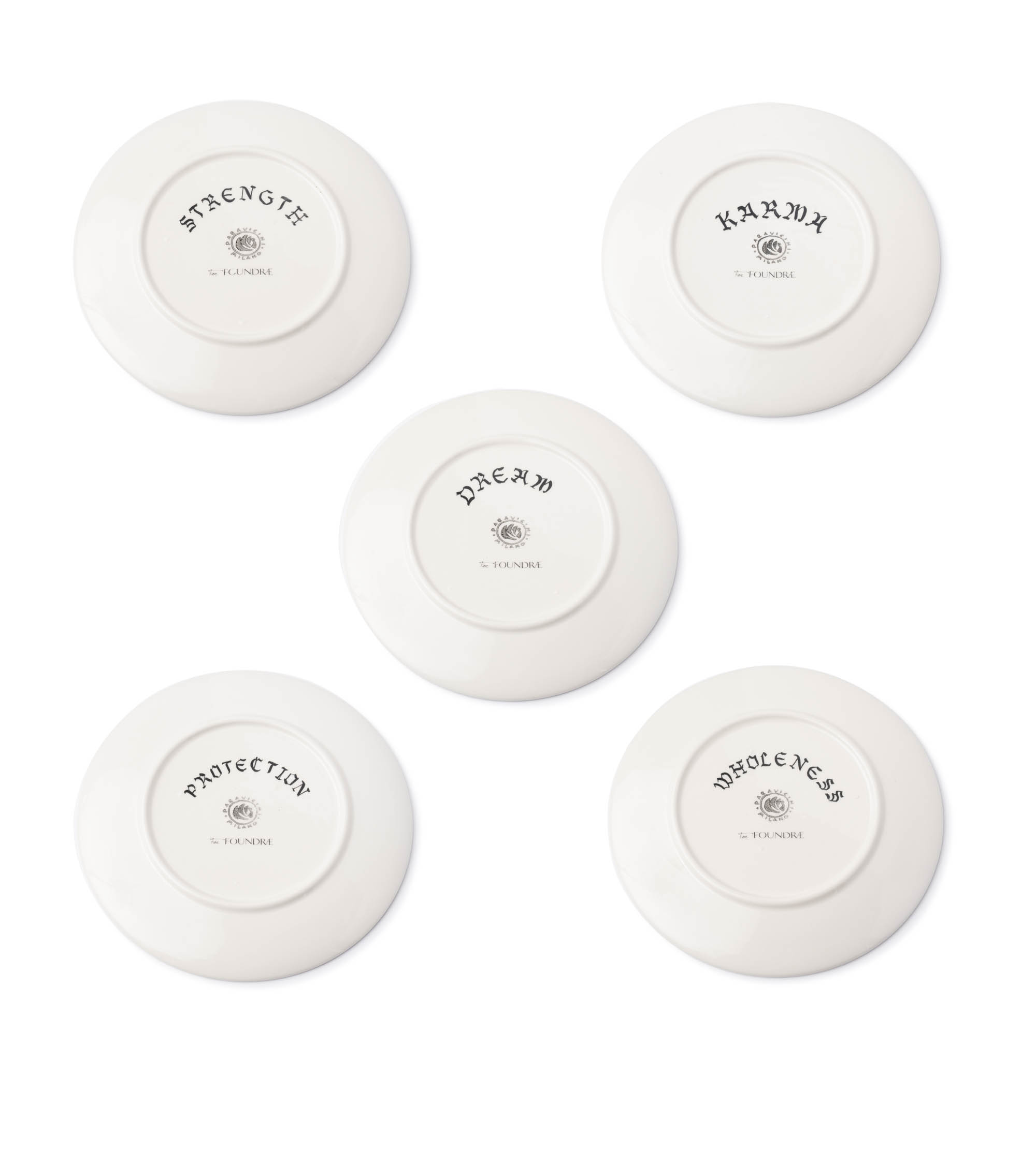 Tenet Dessert Plate Set - Elegant 6-Piece Ceramic Appetizer Plates for Cake, Cookies & Pastries - Perfect for Dinner Parties, Tea Time & Home Decor
