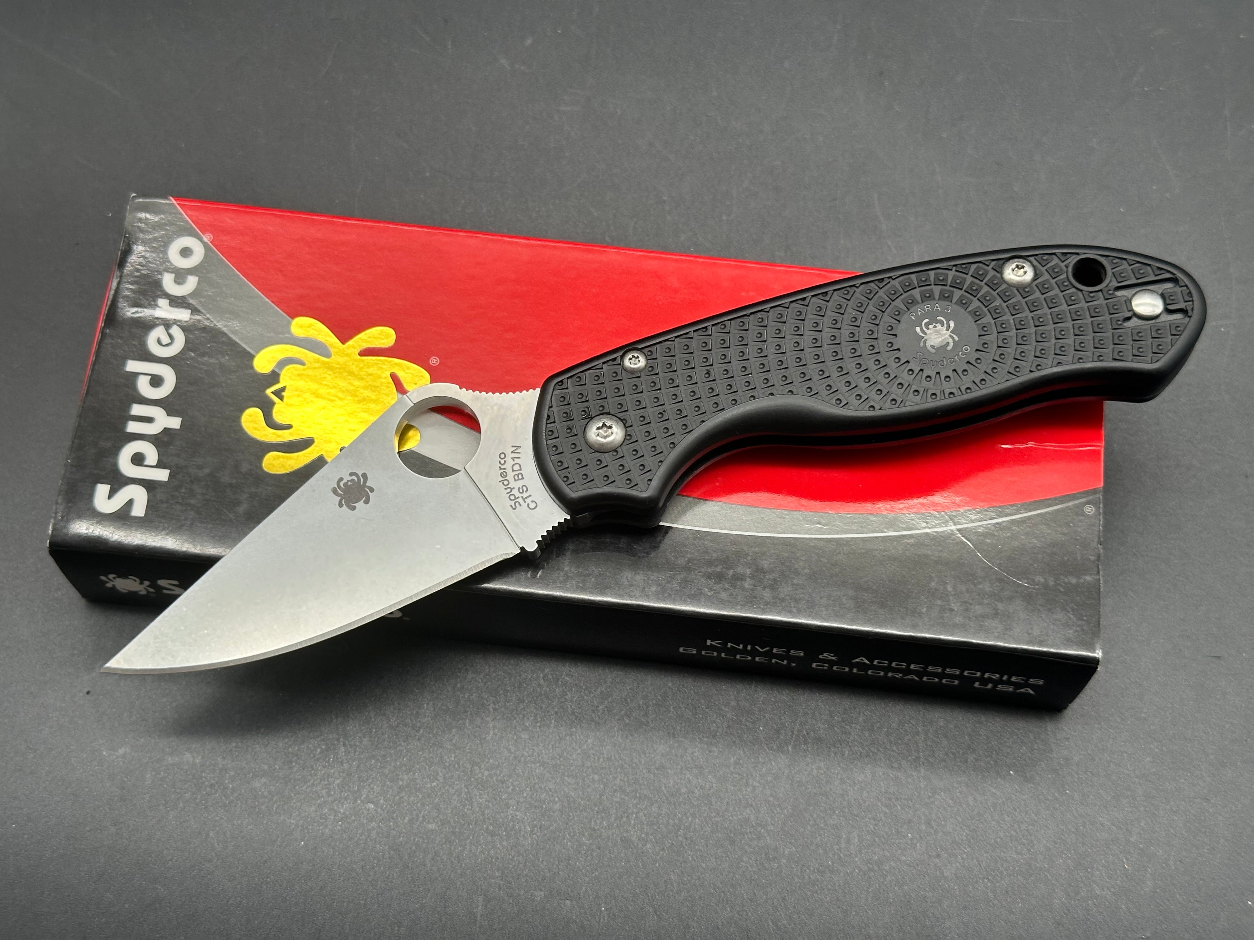 Spyderco Para 3 Lightweight Folding Knife - 2.93