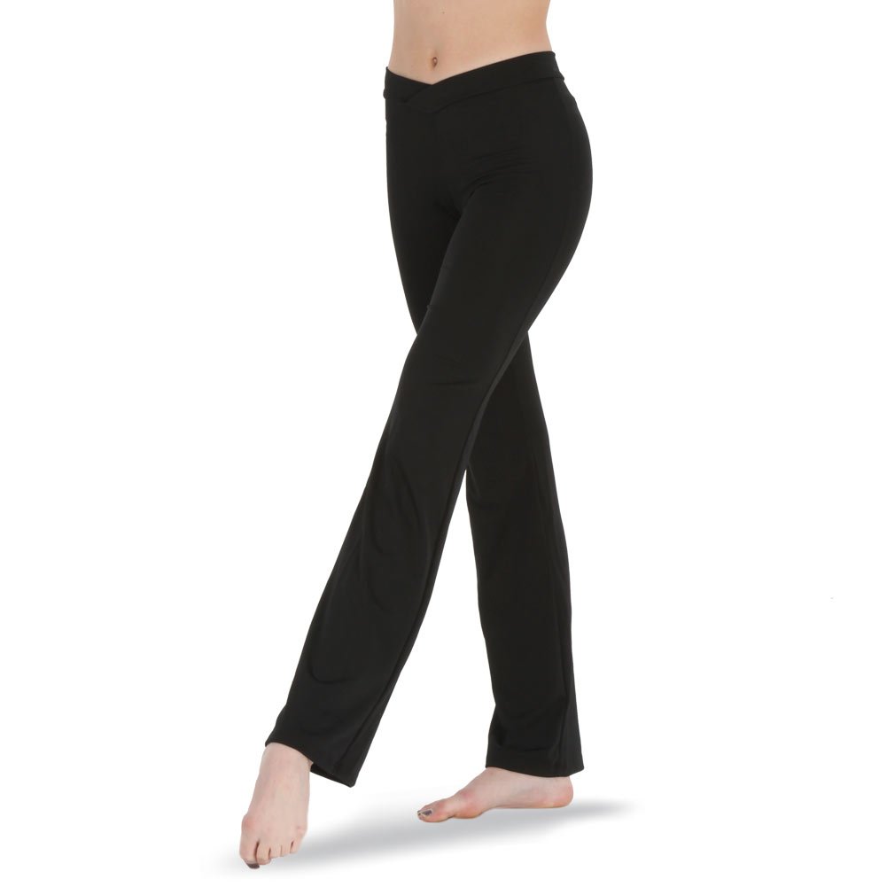 Body Wrappers V-Front Jazz Dance Pants for Women - Stretchable Comfort Fit Ballet & Modern Dancewear - Perfect for Jazz, Ballet, Contemporary & Studio Practice