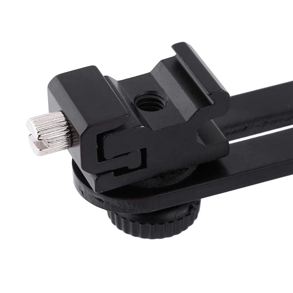 Yencoly Dual Hot Shoe Mount Bracket - 1/4