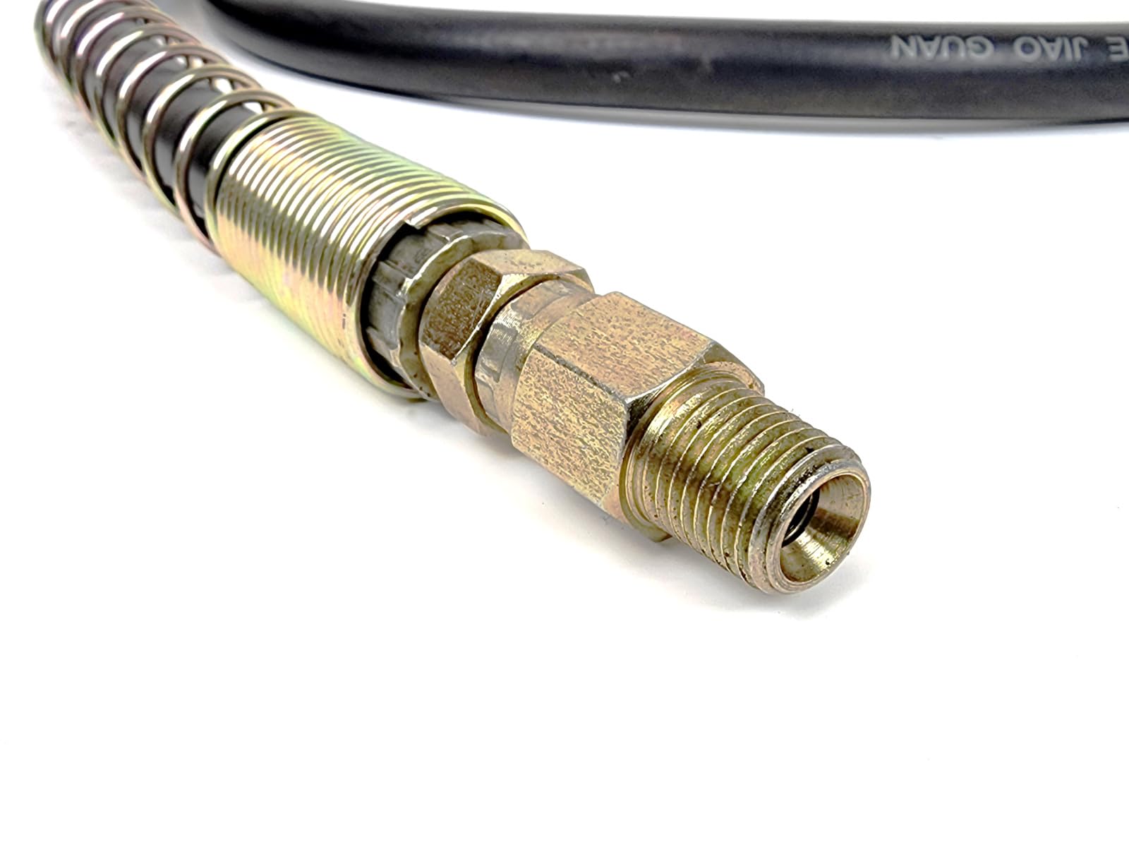 TEMCo TH0037 Hydraulic Knockout Punch Driver Hose - Heavy Duty Replacement Hydraulic Hose for Punching Tools - Perfect for Electrical Conduit Installation & Metal Fabrication