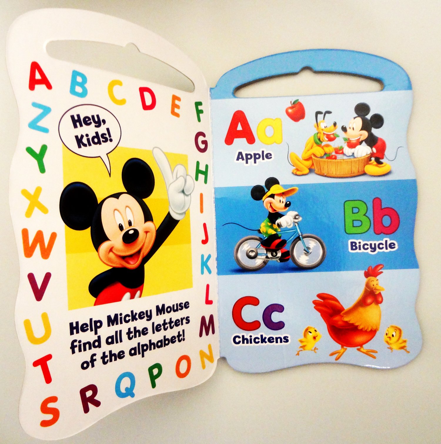 Disney Mickey and Friends Baby Beginner Board Books Set - 4 Shaped Board Books for Toddlers Learning & Early Reading | Perfect for Nursery, Playtime & Gift Giving