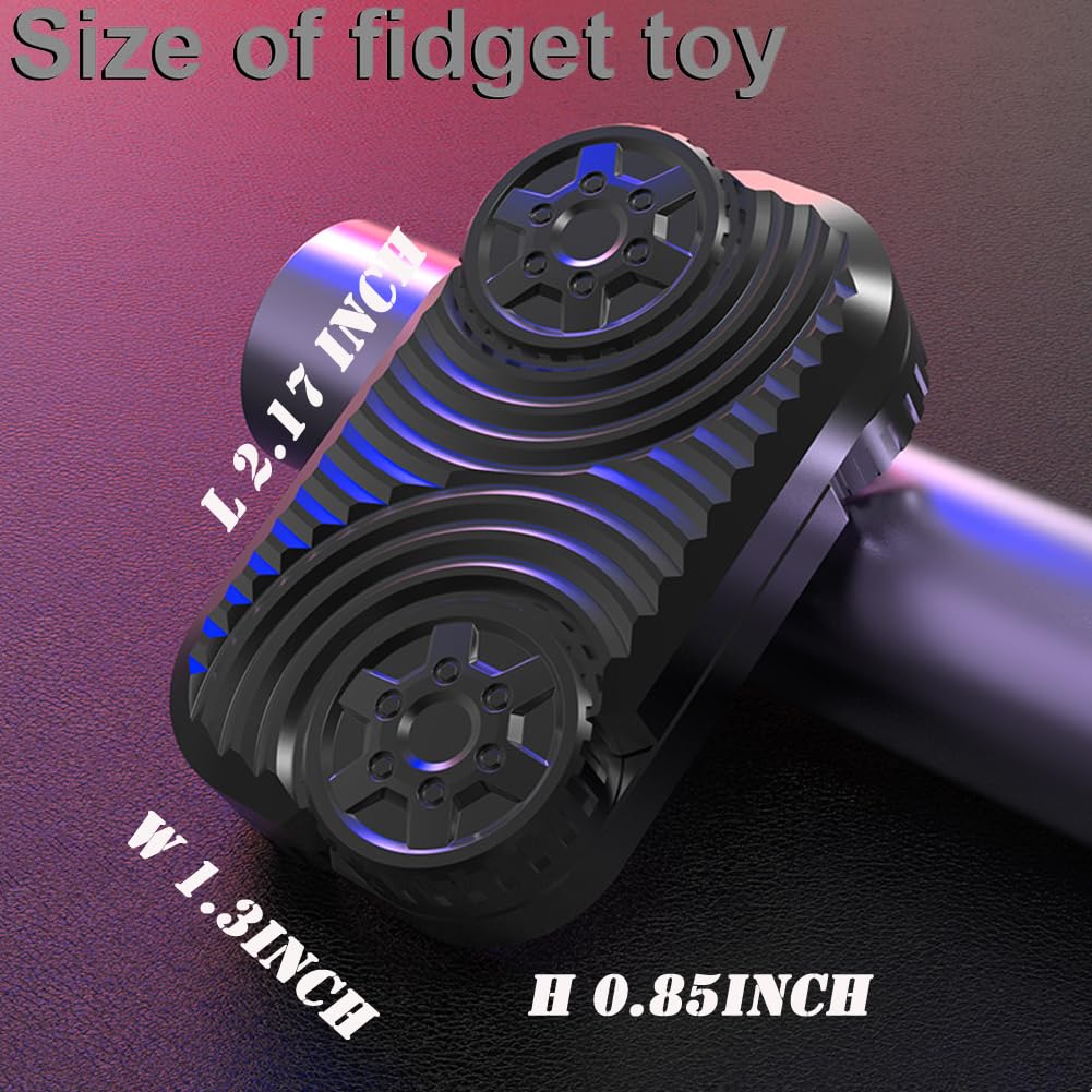 Magnetic Fidget Slider Toy for Adults - Stress Relief & Anxiety ADHD Sensory Fidget Brick - Perfect EDC Gadget for Men, Fathers & Friends - Office, Travel & Home Relaxation Tool