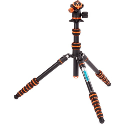 3 Legged Thing Punks Corey 2.0 Magnesium Alloy Tripod with AirHed Neo 2.0 Ball Head (Black) - Professional Camera Tripod for Travel, Photography & Videography