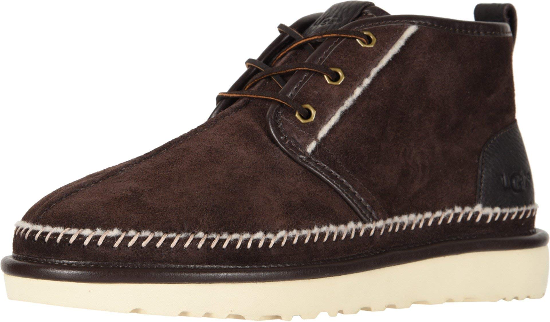 UGG Men's Neumel Stitch Chukka Boot - Waterproof Suede & Wool Lined Winter Boots for Men, Comfortable Casual Shoes, Size 7 M US - Perfect for Cold Weather, Outdoor Activities & Everyday Wear