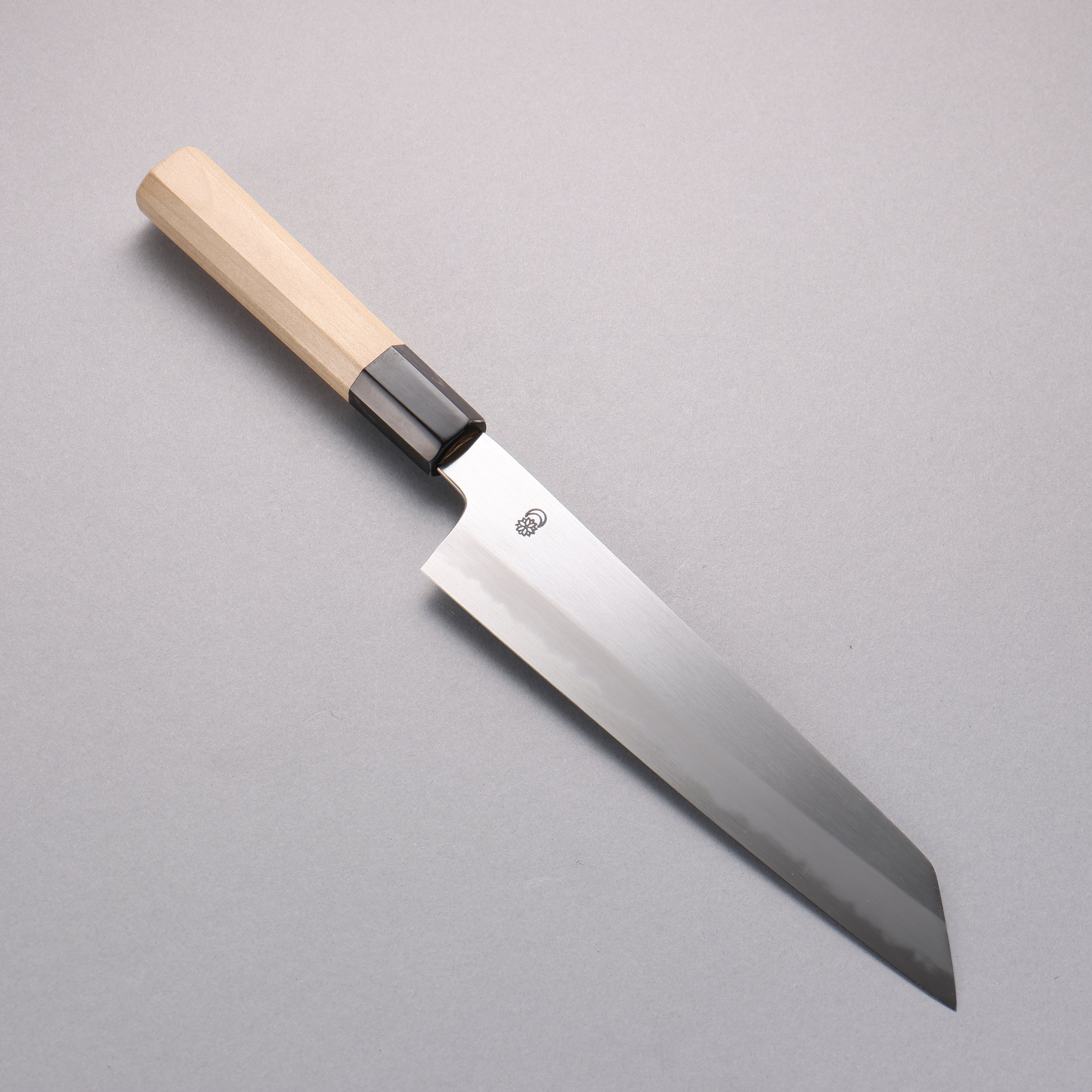 Premium Kikuzuki White Steel No.2 Kiritsuke Gyuto Knife 210mm - Japanese Chef Knife with Magnolia Wood Handle - Perfect for Sushi, Sashimi & Precision Vegetable Cutting