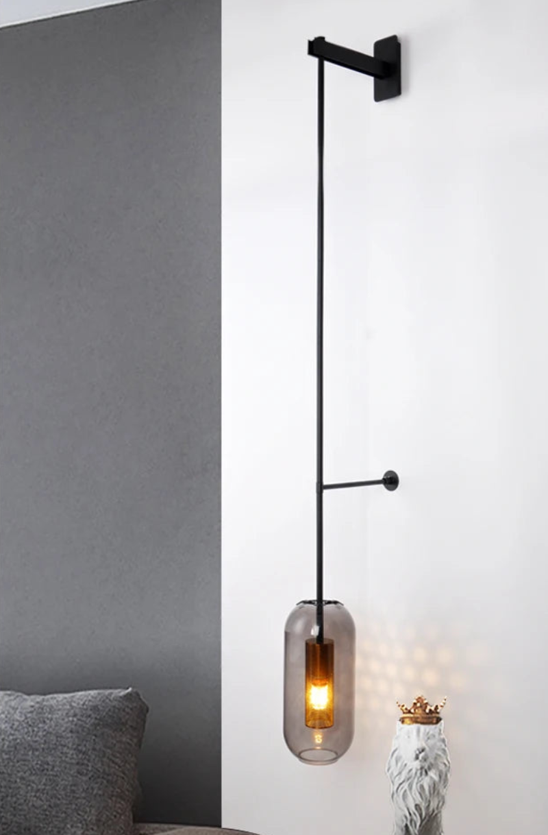 Modern LED Wall Sconce Light Fixture - Adjustable Dimmable Indoor/Outdoor Lighting for Living Room, Bedroom, Patio & Hallway - Sleek Contemporary Design with Warm White Light
