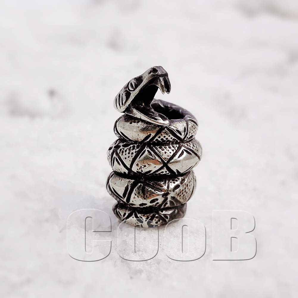 EDC Paracord Bead - Hand-Cast Metal Charm for Knives & Lanyards - Outdoor Survival Gear
