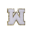 White Fuzzy Alphabet Letters for DIY Crafts, Home Decor, Kids Room & Party Decorations - Soft Plush Felt Letters for Scrapbooking, Bulletin Boards & Gift Wrapping