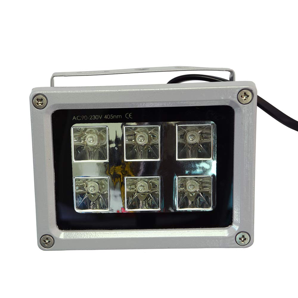 405nm UV Resin Curing Light with 360° Rotating Stand - 60W High Power for SLA/DLP 3D Printing - Fast Solidification of Photosensitive Resin - Perfect for DIY Curing Station & 3D Model Post-Processing