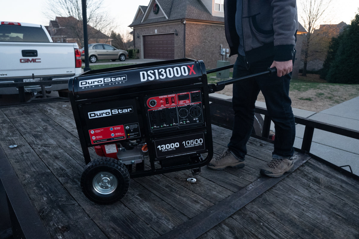 13,000 Watt Portable Gasoline Generator with CO Alert - Reliable Backup Power for Home, Camping & Emergency Use