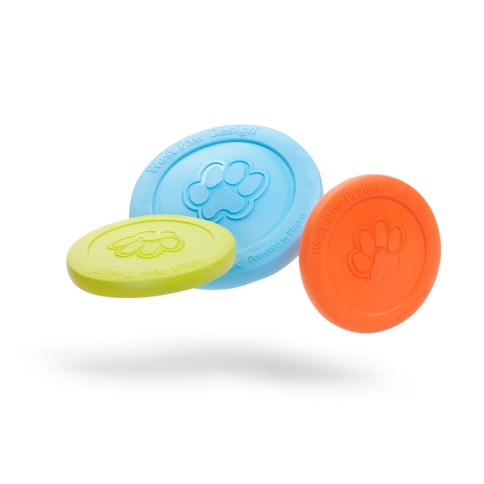 West Paw® ZISC Dog Frisbee - Orange Durable Flying Disc for Dogs - Perfect for Fetch, Training & Outdoor Play