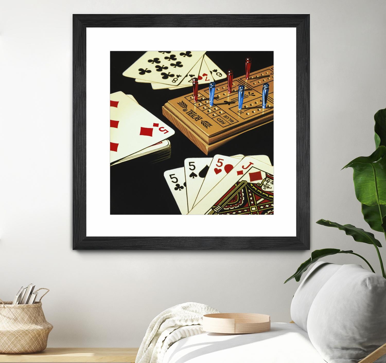 Premium Wooden Cribbage Board Set with 9-Pegs & Metal Pegs - Classic Cribbage Game for Adults & Family Game Night - Perfect for Travel, Camping & Indoor Entertainment