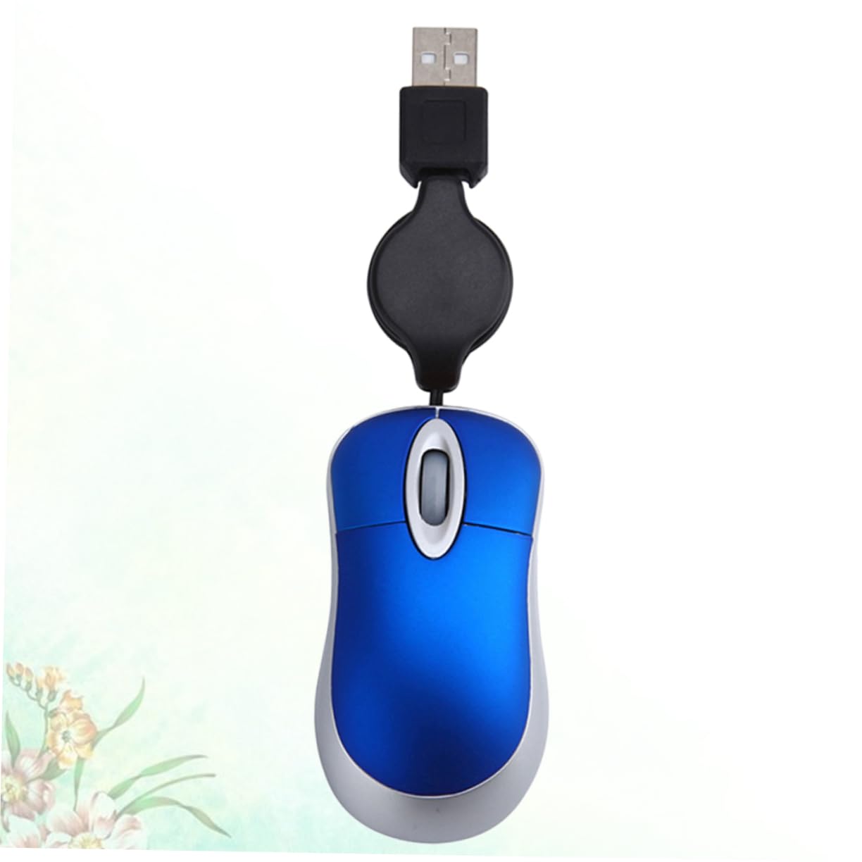 Gadpiparty 3pcs Mini USB Wired Mouse - Mute, Retractable Cable, Compact Design for Laptop, Travel & Office Use