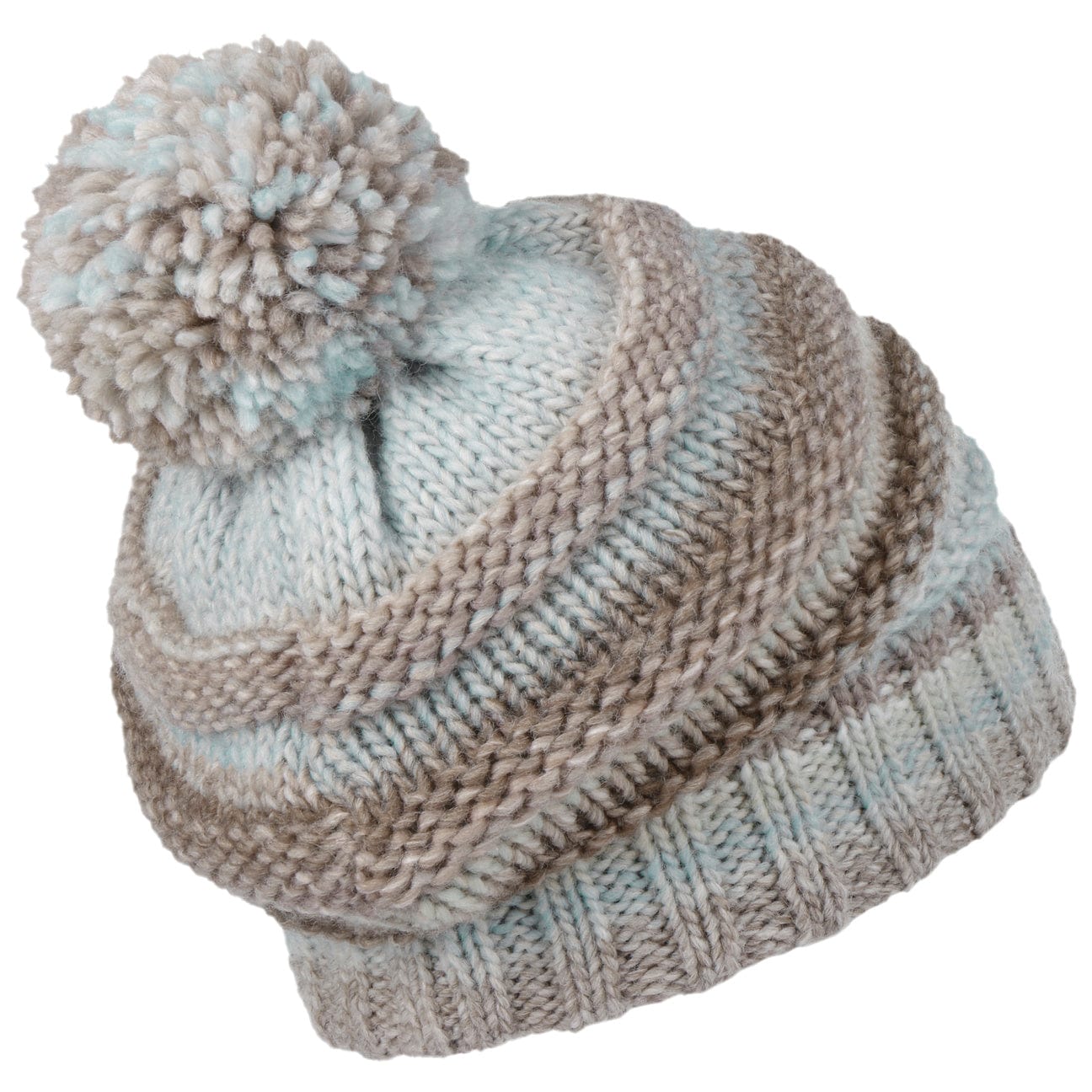 Lierys Faux Fur Pompom Beanie - Soft Winter Knit Hat for Women & Men - Cozy Cold Weather Accessory for Skiing, Snowboarding & Outdoor Activities