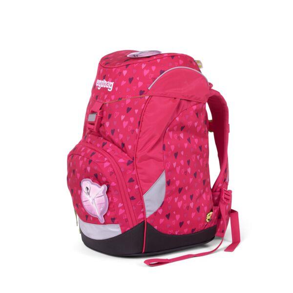 ergobag Prime School Backpack for Kids - Lightweight & Ergonomic Design, Pink Bear Print | Perfect for School, Travel & Daily Use