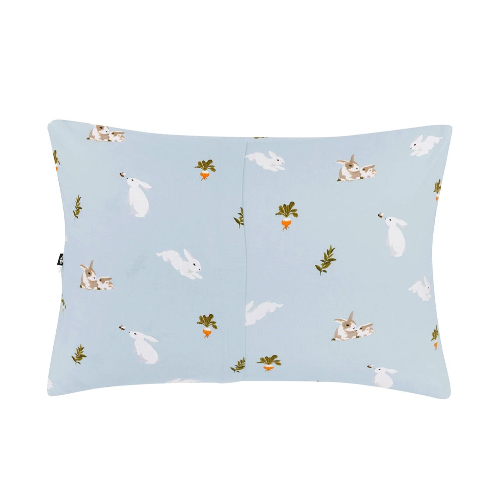 Kyte Baby Toddler Pillowcase - Soft Organic Cotton Ice Rabbit Print for Kids & Baby Nursery | Perfect for Cribs, Daycare & Travel