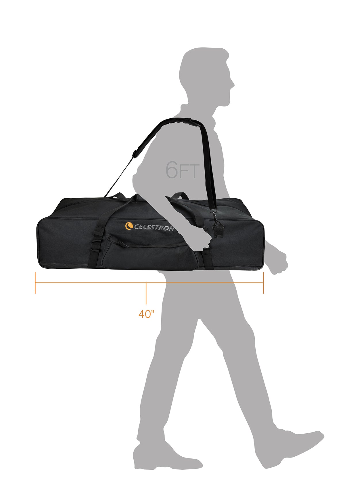 Used 40 Telescope Bag - Durable Carrying Case for Astronomy & Travel - Perfect for Stargazing, Hiking & Outdoor Adventures