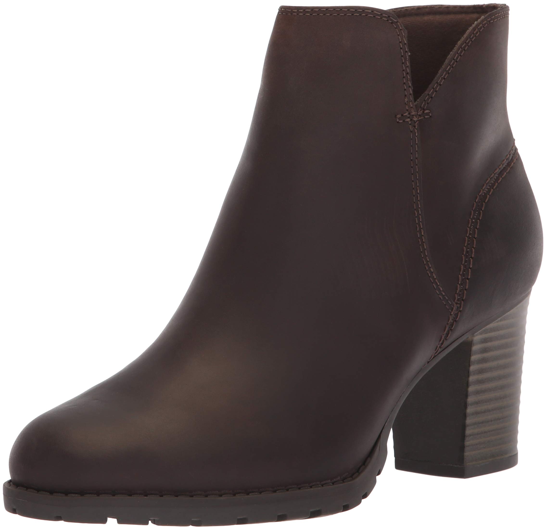 Clarks Women's Verona Trish Fashion Boots - Comfortable Ankle Boots for Women, Stylish Casual & Work Boots with Cushioned Insoles - Perfect for Office, Walking & Everyday Wear