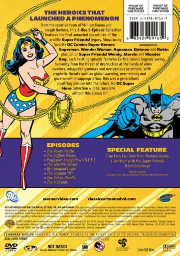 Super Friends - Season 1, Vol. 1 | Classic Animated Superhero Series | Perfect for Kids & DC Comics Fans | Great for Family Movie Nights & Superhero Collectors