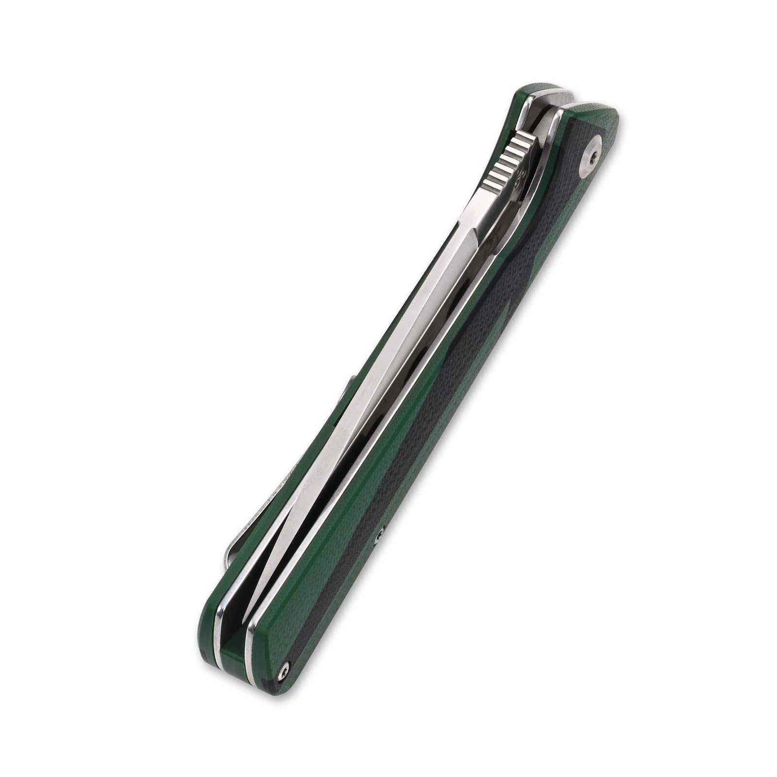 Sitivien ST123 Folding Pocket Knife with D2 Steel Blade & G10 Handle - Tactical EDC Knife with Clip for Outdoor Camping, Hiking, Survival & Everyday Carry (Green) - Perfect for Bushcraft, Hunting & Outdoor Adventures