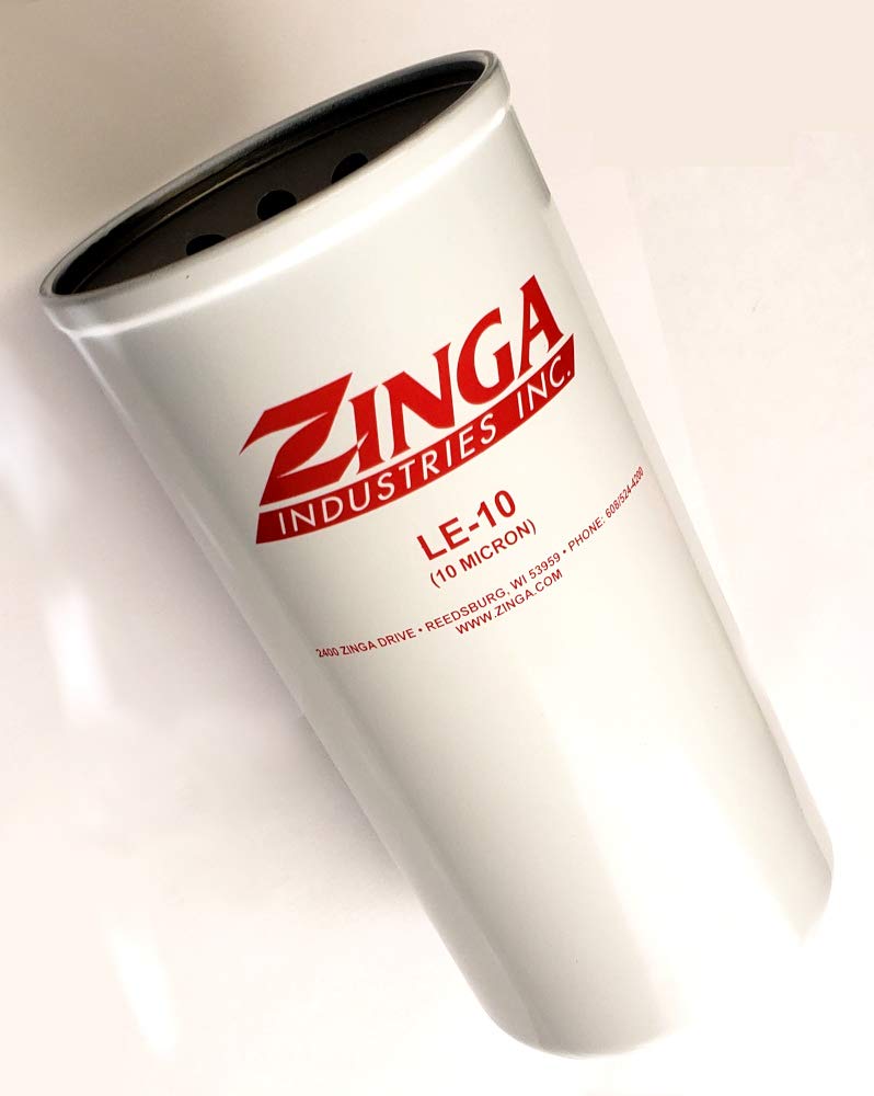 ZA LE-10 (4 Pack) - 10 Micron Spin on Water Filter Cartridge 1-1/2