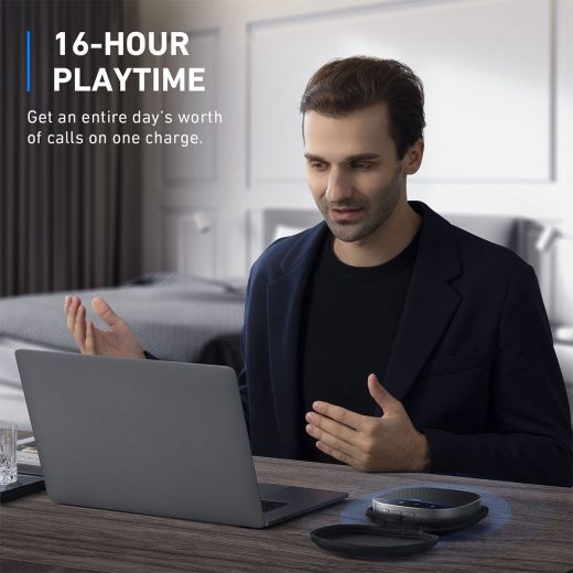 Anker PowerConf S500 Bluetooth Speaker with HD Voice & Noise Reduction - Perfect for Conference Calls, Online Meetings & Home Office Use