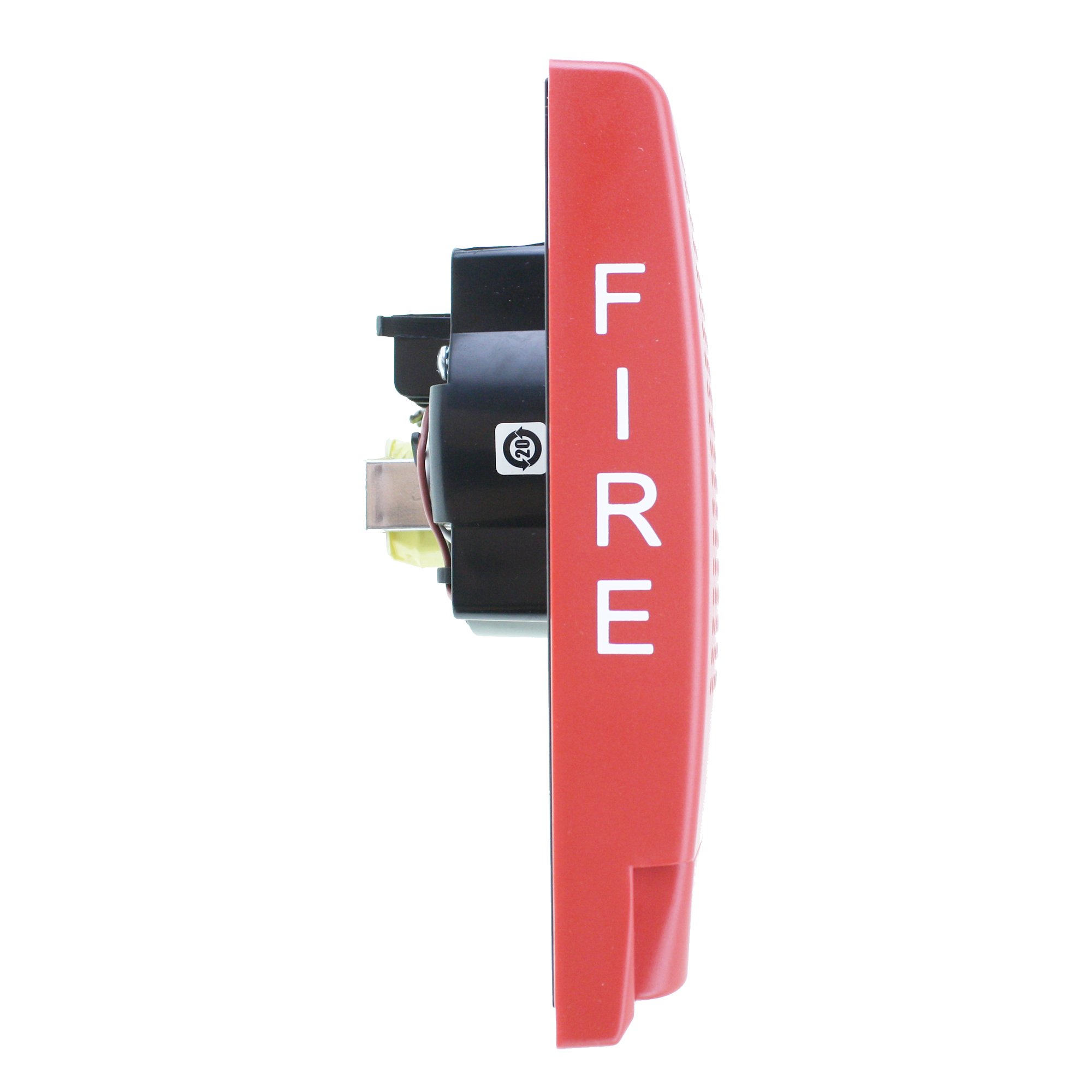 Edwards Red Fire Alarm Speakers 25Vrms with FIRE Marking G4RF-S2 - High Visibility Emergency Sound System for Commercial Buildings & Public Spaces