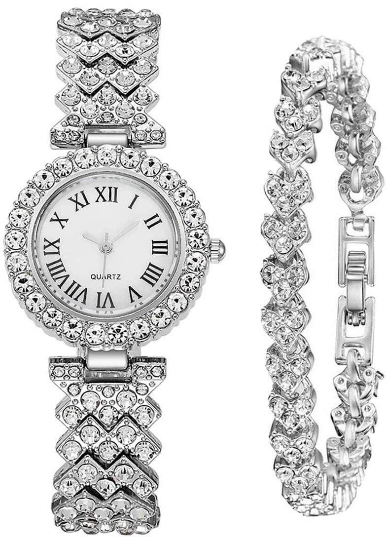 Elegant Women's Quartz Crystal Dress Watch - Waterproof Wristwatch for Ladies | Perfect for Office, Party & Everyday Wear